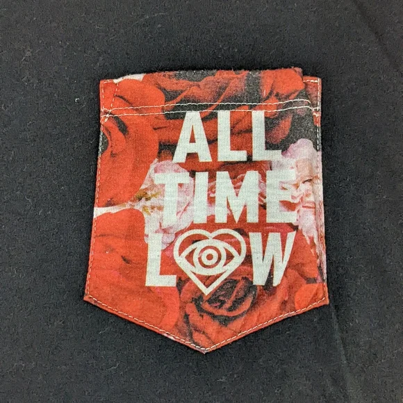 All Time Low Black Graphic Pocket Tee - Picture 5 of 7